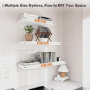 Large Floating Shelves for Wall Set of 1 Wooden Wall Shelves 30 in x 12.75 in x 2 in Room Decor Long Shelf with Invisible Wall Mount Bracket for Bedroom Kitchen Living Room White by CozyNest Decor
