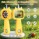Kids Microscope Handheld Portable Mini 2.4" - 600X FHD Digital Microscope for Kids - Educational Science Toys, Boys & Girls Christmas Birthday Gifts, Outdoor Toys for Kid's Ages 4-8 8-13 by TinyTreasures Baby Boutique