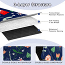 Extra Large Picnic Blanket Waterproof,80"x 80"Foldable Machine Washable Beach Blanket,Outdoor Blanket for 6-8 Adults,Suitable for Indoor Crawling,Park Beach,Camping,Hiking,Family Travel(Light Blue) by TinyTreasures Baby Boutique