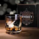 Old Fashioned Whiskey Glasses, Stemless Wine Glasses with Gift Box, 10Oz Rocks Glass for Scotch Cocktail Bourbon Vodka Liquor, Unique Gifts for Dad, Husband, Father's Day, Anniversary by CozyNest Decor