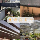 Cool Area 55% 8x12ft Sunblock Shade Cloth Cover Mesh UV Resistant Net for Garden Flower Plant Greenhouse, Black by GreenHaven Gardens