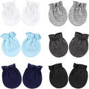 BQUBO Newborn Infant Toddler Mittens No Scratch Cotton Elastic Wrist Gloves Hypoallergenic for 0-6 Months Baby Boys Girls by TinyTreasures Baby Boutique