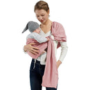 Baby Wrap Ring Sling 7-35 lbs, Baby Sling Carrier for Newborn, Toddler, Infant Holder, Lightweight Baby Carrier Wraps, Pink by TinyTreasures Baby Boutique