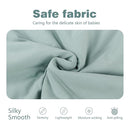 Mosebears Unisex Baby Sleep Sack 1.0 TOG, Supersoft Rayon Made from Bamboo Wearable Blanket with 2-Way Zipper(Sage,18-36 Months) by TinyTreasures Baby Boutique