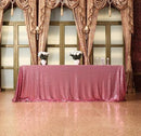 SquarePie Sequin Tablecloth 90 x 156 Inch Fuchsia Pink Sparkly Table Linen for Wedding Party by CozyNest Decor