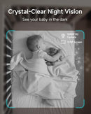 ARENTI WiFi Baby Monitor, 5-inch Wireless Display, 1080p PTZ Camera, Free Smartphone App, Encrypted Connection, Lullaby, Super Night Vision, Auto Tracking, Temp Sensor, Support Local Storage(B2 Kit) by TinyTreasures Baby Boutique