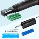 HOTEC UHF Wireless Dual Handheld Microphones with Rechargeable 1/4” Output Mini Portable Receiver for Live Performance Over PA, Mixer, Speaker (H-U26C) by TinyTreasures Baby Boutique