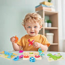 Toddler Dinosaur Puzzle with Eggs - Montessori Wooden Puzzles for 1-4 Year Olds by TinyTreasures Baby Boutique