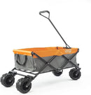 Creative Outdoor Original Folding Wagon All-Terrain Wheels by GreenHaven Gardens
