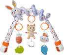 TUMAMA 2 in 1 Spiral Car Seat Toys for Babies 6-12 Months, Arch Stroller Toys for Infant 0-12 Months Hanging Toys with Clip Bouncer Bassinet Activity Toy by TinyTreasures Baby Boutique