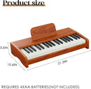 Kids Piano Keyboard, 37 Keys Digital Piano for children, Toddler Music Educational Instrument Toy Wood Piano for 3+ Girls and Boys by TinyTreasures Baby Boutique