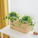 Tiita 2 Pack Fake Plants Artificial Scindapsus Aureus in Pots, Realistic Fake Greenery Potted Plants for Home Office Desk Window Sill Bathroom Bedroom Outdoor Indoor by CozyNest Decor