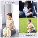 Portable Potty for Toddler Travel, Kids Travel Potty Training Chair with Travel Bag,Baby Potty Training Toilet for Outdoor and Indoor Easy to Clean(Gray) by Yszawmx, Includes 30 Replacement Bags by TinyTreasures Baby Boutique