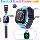 Goodatech Smart Watch for Kids Boys Girls Learning Toys with 16 Games Phone Call SOS, Camera Voice Music Player Recorder Alarm Clock,4-12 Years Birthday (Blue) by TinyTreasures Baby Boutique