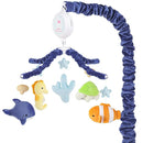 Ocean Animals Baby Crib Mobile - Musical Baby Mobile for Crib with 12 Lullabies for Boys & Girls, Baby Mobile for Bassinet for New Borns, Nursery Mobiles, Fits Standard Cribs by TinyTreasures Baby Boutique