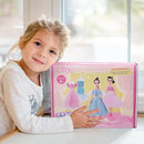 AHCo. Fashion Designer Kit with 5 Mannequins & 2 Extra Poseable Dolls, Sewing & Arts Crafts Kit for Girls Ages 5 6 7 8-12, Creative Birthday Gift for Kids by TinyTreasures Baby Boutique