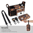 TOPDesign Universal Baby Stroller Organizer, Stroller Caddy with Heightened Insulated Cup Holders & Non-Slip Secure Hooks Accessories, Fits Most Strollers, Machine Washable (Baroque Gold) by TinyTreasures Baby Boutique