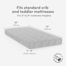 Sweety Fox 2-Pack Crib Sheets - Soft Cotton Jersey Fitted Sheets for Boys and Girls, Mini Crib Sheets, Toddler Bed Sheets (Woodland) by TinyTreasures Baby Boutique