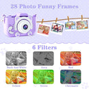 Kids Camera Toys for 3 4 5 6 7 8 9 10 11 12 Years Old Boys/Girls, Kids Digital Camera for Toddler with Video, Birthday Festival for Kids, Selfie Camera, 32GB TF Card by TinyTreasures Baby Boutique