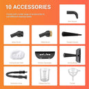 ETL-Certified Handheld Steam Cleaner - 221℉ 3.5 Bar Pressure, Chemical-Free Multi-Surface Cleaner for Kitchen, Bathroom, Car - Heats in 3-5 Mins by TinyTreasures Baby Boutique