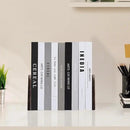 Book Ends, Sturdy Wooden Bookends for Shelves - Heavy Duty Non-Slip Book Organizers, Decorative Bookend Holders for Home Office, Library, Black Walnut Universal Economy Bookend, Small, 1 Pair by CozyNest Decor