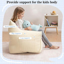 HOMMPA Bean Bag Chair for Kids Stuffed Toddler Bean Bag Sofa with Pocket Filler Cat Shaped Bean Bag Chair Boys and Girls Baby Lazy Floor Sofa Chair for Gaming Reading Playing Beige by TinyTreasures Baby Boutique