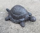 Garden Decoration Turtle Cast Iron Key Hider Stone Diversion Safe Key Outside Hider Hide-A-Key Holder Safely Hiding Your Spare Keys for Outdoor Garden or Yard, Geocaching by GreenHaven Gardens