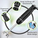 Immersion Blender Handheld Hand Blender, 1000W 5 in 1 Hand Mixer Stick, BPA-Free 12 Speed Handheld Blender 304 Stainless, Mixing Beaker, Chopper, Whisk, Milk Frother, Soup, Smoothies, Baby Food, Sauce by TinyTreasures Baby Boutique
