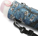 RICHEN Neoprene Water Bottle Carrier Bag with Adjustable Shoulder Strap,Insulated Water Bottle Cover for Stainless Steel/Glass/Plastic Bottles by TinyTreasures Baby Boutique