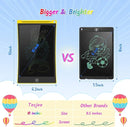 TECJOE 2 Pack LCD Writing Tablet, 10 Inch Colorful Doodle Board Drawing Tablet for Kids, Kids Travel Learning Toys Christmas Birthday Gifts for 3 4 5 6 Year Old Boys and Girls Toddlers by TinyTreasures Baby Boutique