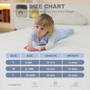 Mosebears Unisex Baby Sleep Sack 1.0 TOG, Supersoft Rayon Made from Bamboo Wearable Blanket with 2-Way Zipper (Sage&Blue,0-6 Months) by TinyTreasures Baby Boutique