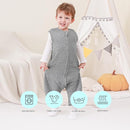 HOMEAL Toddler Sleep Sack with Feet 5t-7t, Sleeveless Sleeping Sack with Legs 1.0 TOG by TinyTreasures Baby Boutique