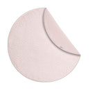 Byrd & Blume Round Baby Play Mat, Organic Cotton Soft Padded Nursery Floor Mat, Safe Hypoallergenic Baby Mat, Reversible, Foldable, Portable Infant Tummy Time Mat Fits Tents & Playpens (40"x40") Pink by TinyTreasures Baby Boutique
