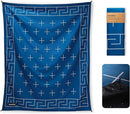 Nomadix Festival Blanket - Perfect for Picnics, Camping, & Lawn Seating - Plush Top & Water Resistant Base - Made with Post Consumer Recycled Materials - Barton Blue - 60x70 by TinyTreasures Baby Boutique