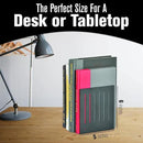 STEELMASTER by BankSupplies 6-Inch Heavy Duty Bookends | Scratch Resistant Finish | Heavy Gauge Material | Non-Slip Padded Base Protection | For Office, Bookshelves, Binders & Books by CozyNest Decor