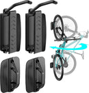 Bike Rack Garage, Bike Wall Mount Heavy Duty, Holds 77 Lbs, Swivel Bike Hangers for Garage, Adjustable Indoor Bike Storage for Bedroom Home Office, 2 Pack by GreenHaven Gardens