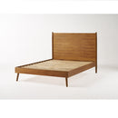 Okioki Mid-Century Wood Bed by HouseOfZazla