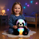 Cuteoy Glowing LED Panda Light-up Nightlight Toys Musical Plush Stuffed Animal Soft Singing Lullabies Birthday Christmas Plushies Gifts for Kids Boys Girls,10" by TinyTreasures Baby Boutique