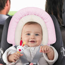 COOLBEBE New 2-in-1 Babybody Supports for Baby Newborn Infants - Extra Soft Stroller Cushion Pads Car Seat Insert, Seasons, Pink by TinyTreasures Baby Boutique