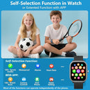 Kids Wach for Girls Boys 6-15 Year Old - Smart Watch for Kids 1.8" Fitness Tracker,No Phone Needed,Pedometer Sleep Monitor Heart Rate Waterproof,Puzzle Game for Girls Boys Teens Birthday Gift (Black) by TinyTreasures Baby Boutique