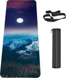 Non Slip Yoga Mat TPE Workout Mat for Men Women, Thick Workout Mat with Carrying Strap, Fitness Mats for Exercise, Yoga, Fitness, Pilates, Floor Workouts (72" x 24" x 6mm) by TinyTreasures Baby Boutique