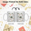 JINYO Boho Floral Mom Coffee Cup, Mother's Day Mugs Cups, Mother Birthday Gifts from Daughter Son, Mom Daily Affirmation Ceramic Coffee Tea Mug 11 oz by CozyNest Decor