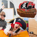 WERNNSAI Pirate Piñata - Pirate Ship Piñata with Blindfold and Bat for Boys Kids Caribbean Pirate Piñata Birthday Party Favors Decorations Family Games Pirate Party Supplies 16.4” x 12.4” by TinyTreasures Baby Boutique