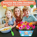 IELEK Paint & Plant Growing Flower Garden Kit for Kids - Arts and Crafts Gardening Set Easter Gifts Kit for Girls & Boys Ages 5, 6, 7, 8, 9, 10, 11 & 12 Year Old by GreenHaven Gardens