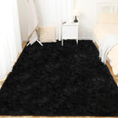 Black Rug, 6x9 Area Rugs for Living Room, Soft Plush Area Rugs for Bedroom, Non-Slip Indoor Carpet for Nursery, Study Room, Kids Room, Room Decor by TinyTreasures Baby Boutique