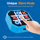 3 in 1 Electronic Tic Tac Toe Game, Handheld Digital Tic Tac Toe Bolt Game with Silent Mode, Portable Learing Toy Gift for Kids & Adults, Blue (One Pack) by TinyTreasures Baby Boutique