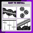 Swpeet 201Pcs U-Shaped Landscape Garden Stakes Staples and Plastic Fixing Gasket with Pick Hook Assortment Kit, Garden Lawn Landscape Staples for Irrigation Hoses, Fixed Fences, Artificial Turf Nails by GreenHaven Gardens