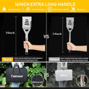 34Pcs Grill Accessories Grilling Gifts for Men, 16 Inches Heavy Duty BBQ Accessories, Stainless Steel BBQ Tools with Thermometer, Grill Mats for Backyard, BBQ Set for Men Women by GreenHaven Gardens
