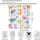Cartoon Dinosaur Curtains for Kids Boys Girls Home Decor Childish Cute Dino Animals Print Pattern Rod Pocket Blackout Window Drapes for Nursery Baby Bedroom Playroom W31.5xL72in 2 Panels by TinyTreasures Baby Boutique