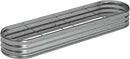 8x2x1ft Oval Galvanized Raised Garden Bed,Outdoor Planter Box Metal Patio Kit Planting Bed for Vegetables Flowers and Succulents by GreenHaven Gardens